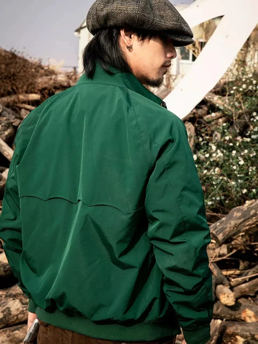 سترة بريطانية كلاسيكية على طراز تورنادو الأحمر الخالدة للرجال سترة جولف سترة واقية