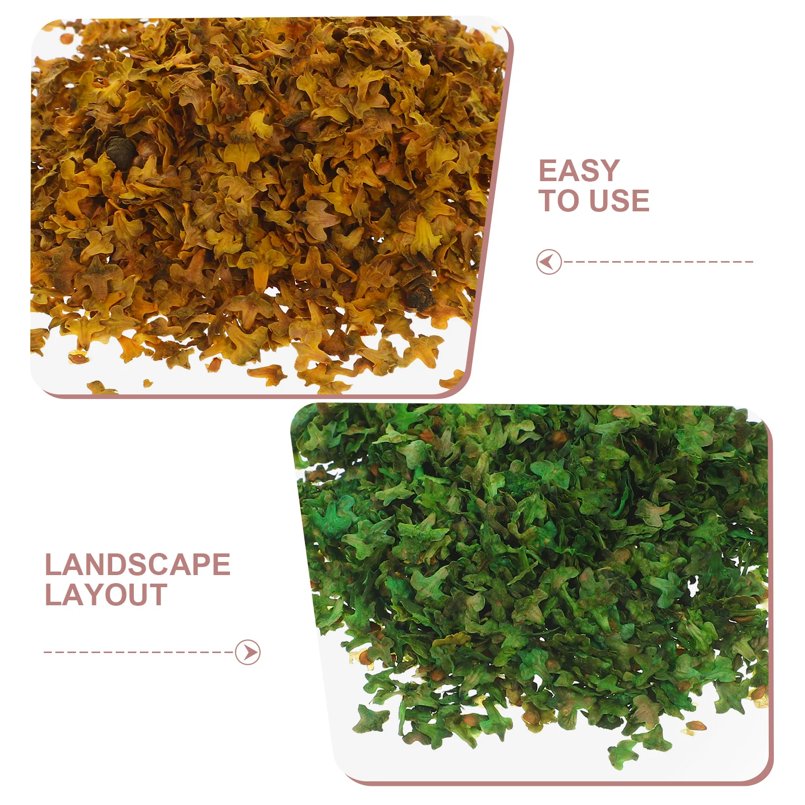 4 Bags Miniature Autumn Fall Leaves Simulation Leaves for DIY Fairy Garden Diorama Railway Scenery Railway Landscape Decoration