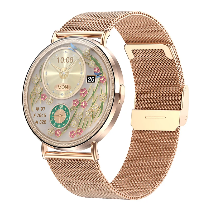 New Women's Ultra-thin Smart Watch H06 Health Management Sports Monitoring Bluetooth Call Music Control Fashion Watch