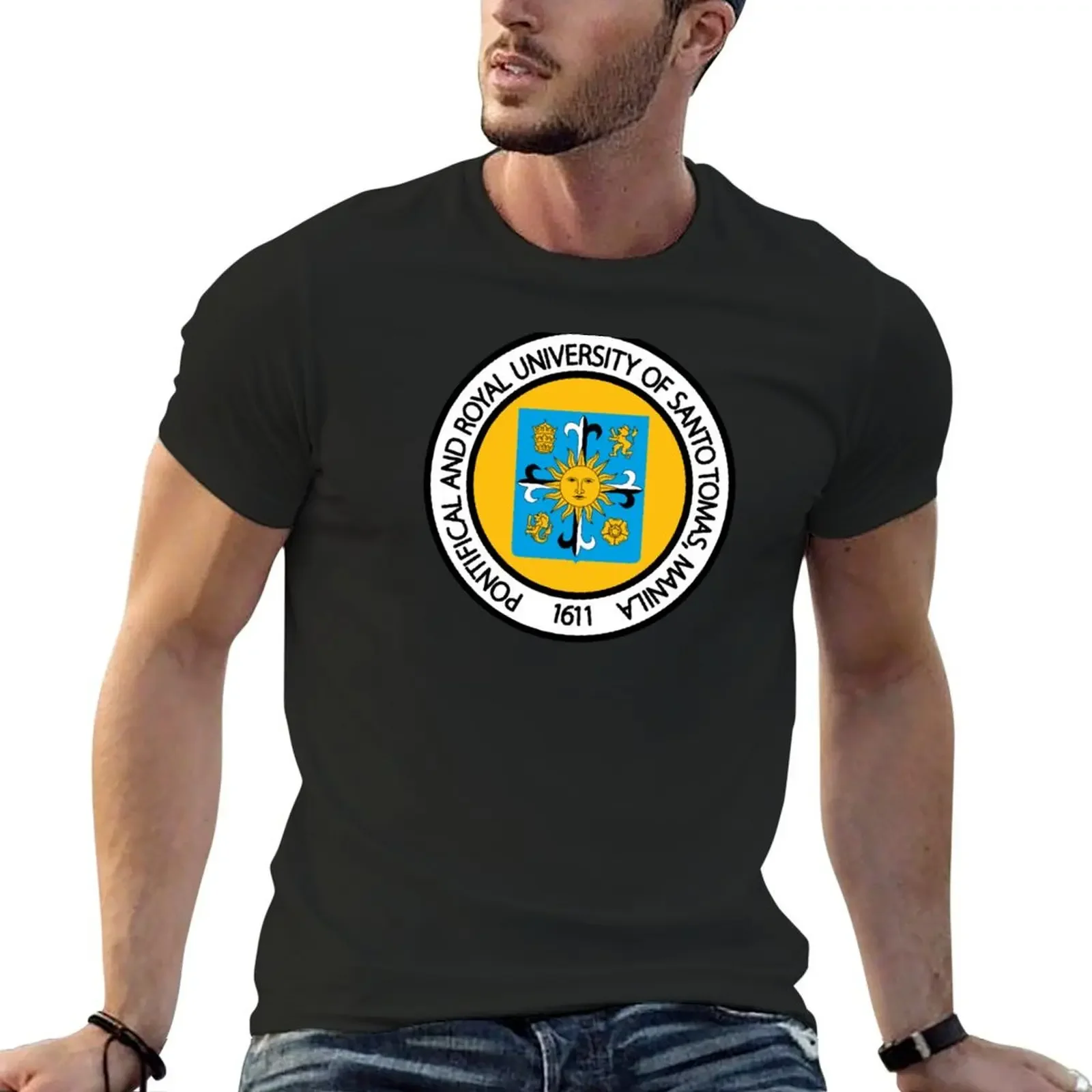 Pontifical and Royal University of Santo Tomas Manila T-Shirt oversized anime clothes baggy shirts mens graphic t-shirts pack