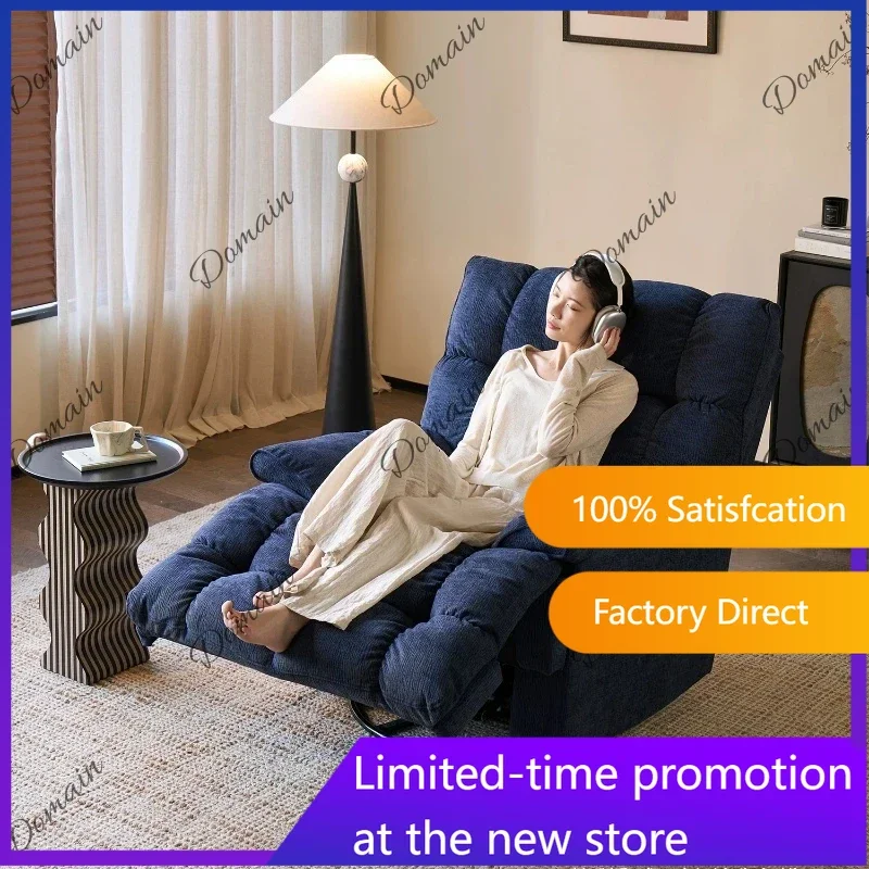 New Multifunctional Lazy Sofa Recliner Chair Living Room Modern Single Design Rotating Comfortable Rest Chaise Lounge Home Furni