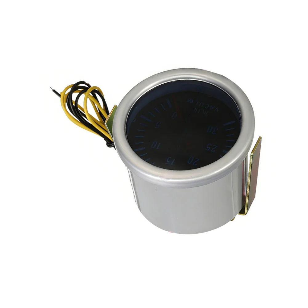 

2 inch 52mm LED Pointer Turbo Boost Pressure Gauge for Monitoring -1 to 2 Bar Boost Levels in For 12V Vehicles