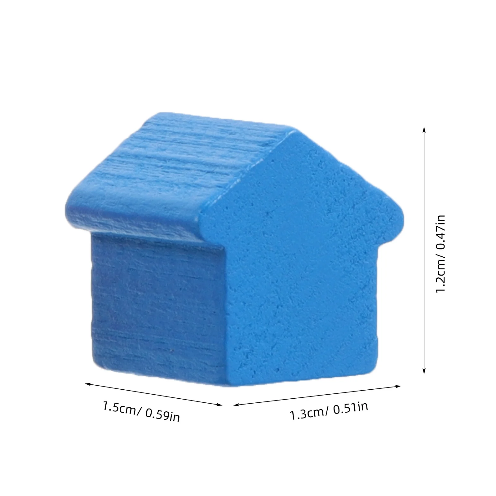 50 pezzi di case in legno per giochi da tavolo divertenti pezzi di strategia educativa gioco di trading della proprietà pezzi di gioco da tavolo