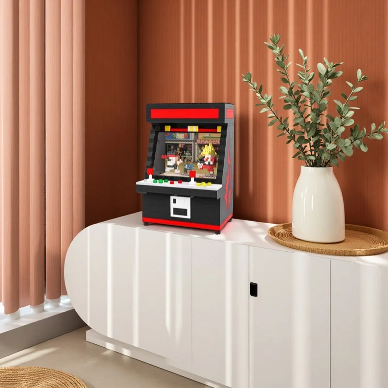 700+ Teile Klassischer Street Fighter Arcade-Schrank-Bausatz zur Dekoration und für die persönliche Sammlung (ohne Box) – Detail 1