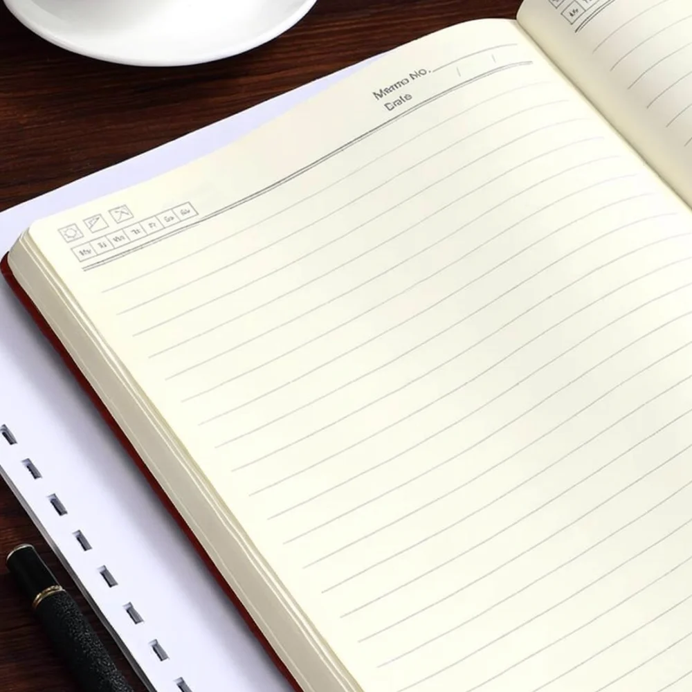 Premium PU Leather Notebook A4 A5 A6 Executive Journal Business Planner Office Stationery Diary For Daily Writing Meeting Notes