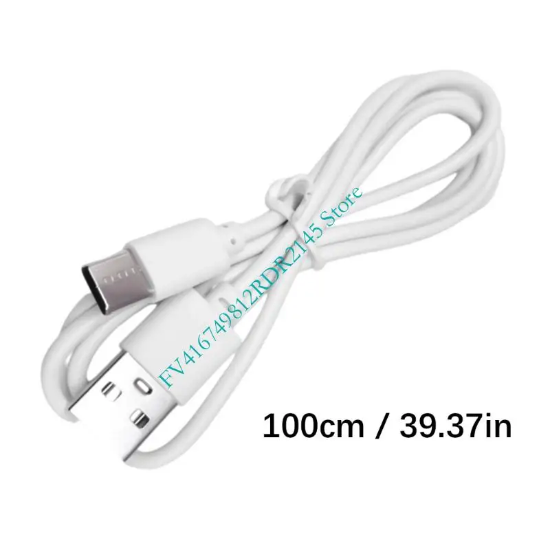 2pcs 유형 C 충전 코드 범용 남성 대 남성 커넥터 와이어 라인 1m의 B2EF 팩