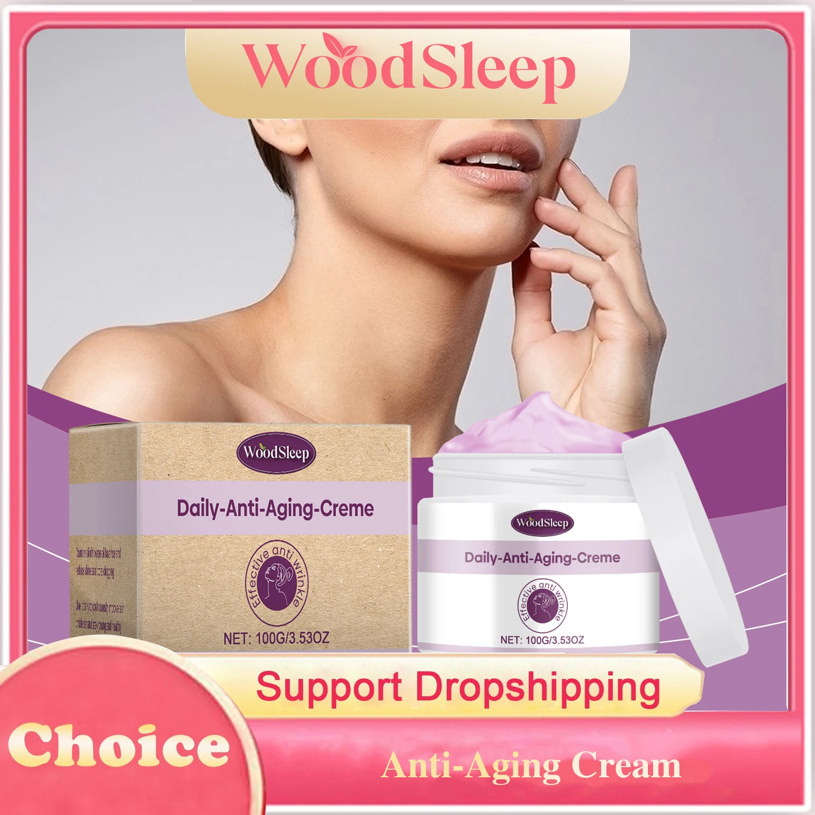 

Anti-Aging Cream Reduce Fine Lines Anti Wrinkles Improve Puffiness Deep Nourishing Prevent Sagging Smooth Firming Lifting Cream