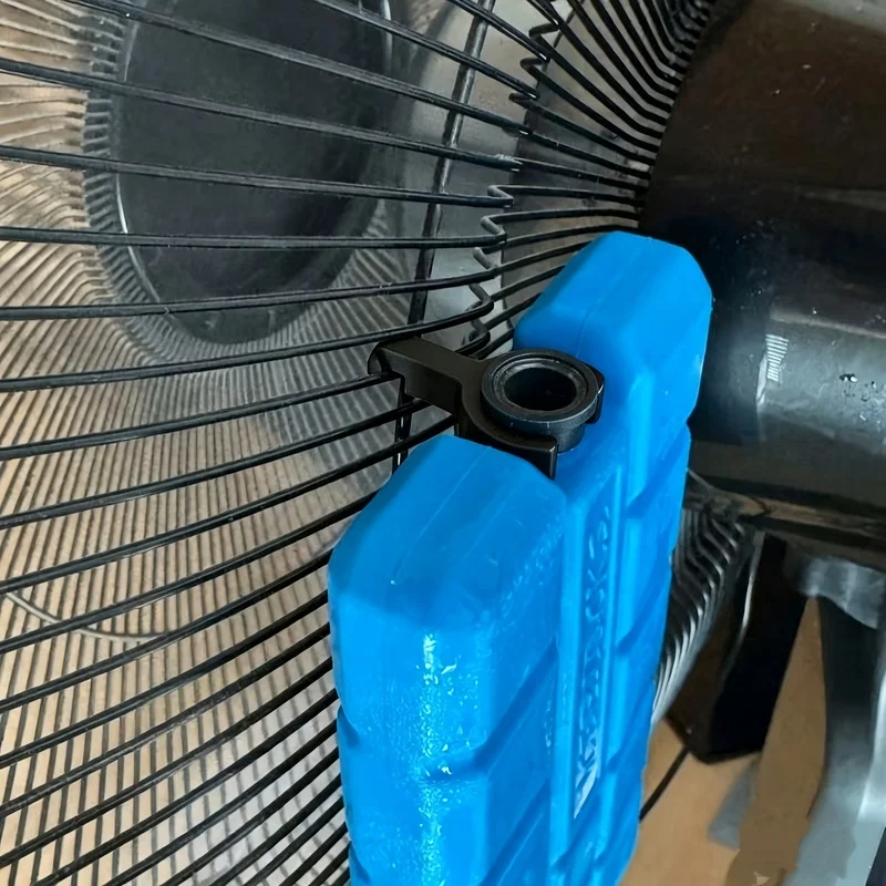 4One Pack Coolclip Ice Pack Holder，Fan-Mounted Ice Pack Holder，Used for Air Cooling，Summer Fan Accessories