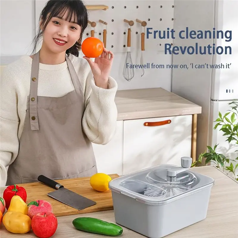A77I Fruits Vegetables Dehydrator Dryer Salad Spinner Cleaner Basket Basket Wash Fruit Washer Clean Machine Cleaner