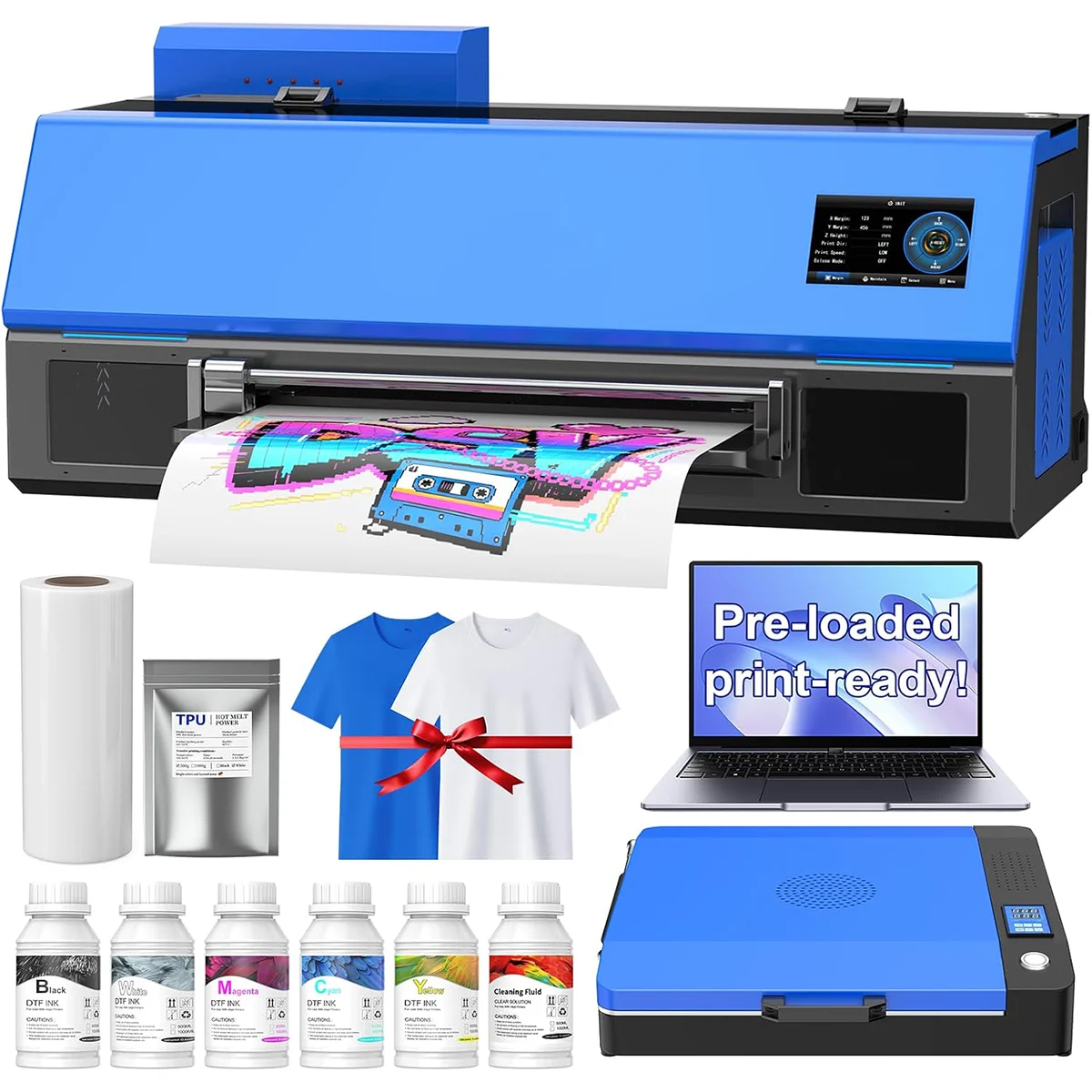 

A3 Desktop DTF Printer For Epson XP600 impresora de dtf textil DTF Printing Machine For Custom T-Shirt Hoodies all Fabric