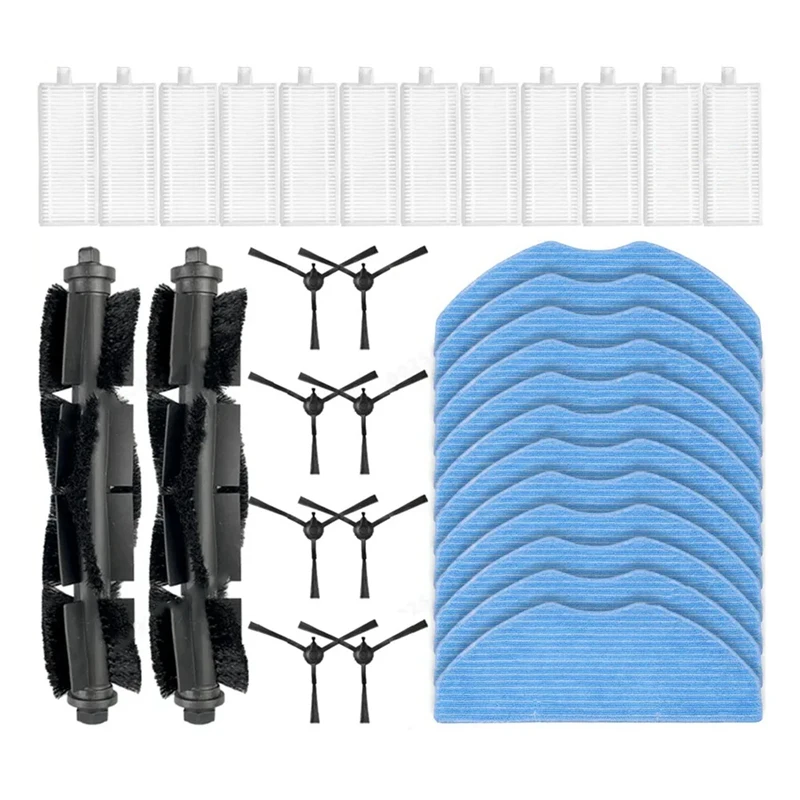 Lado Principal Escova Mop Pano Hepa Filtros, Peças De Reposição, Acessórios Para EZVIZ RE4, RE4 Plus, RE5, RE5 Plus