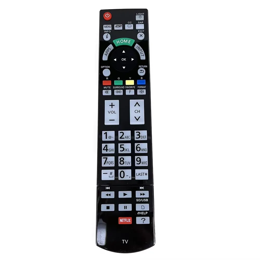 Remote Control use for Panasonic tv N2QAYB000862 TC-P60ZT60 TC-P65ZT60 with Backlight