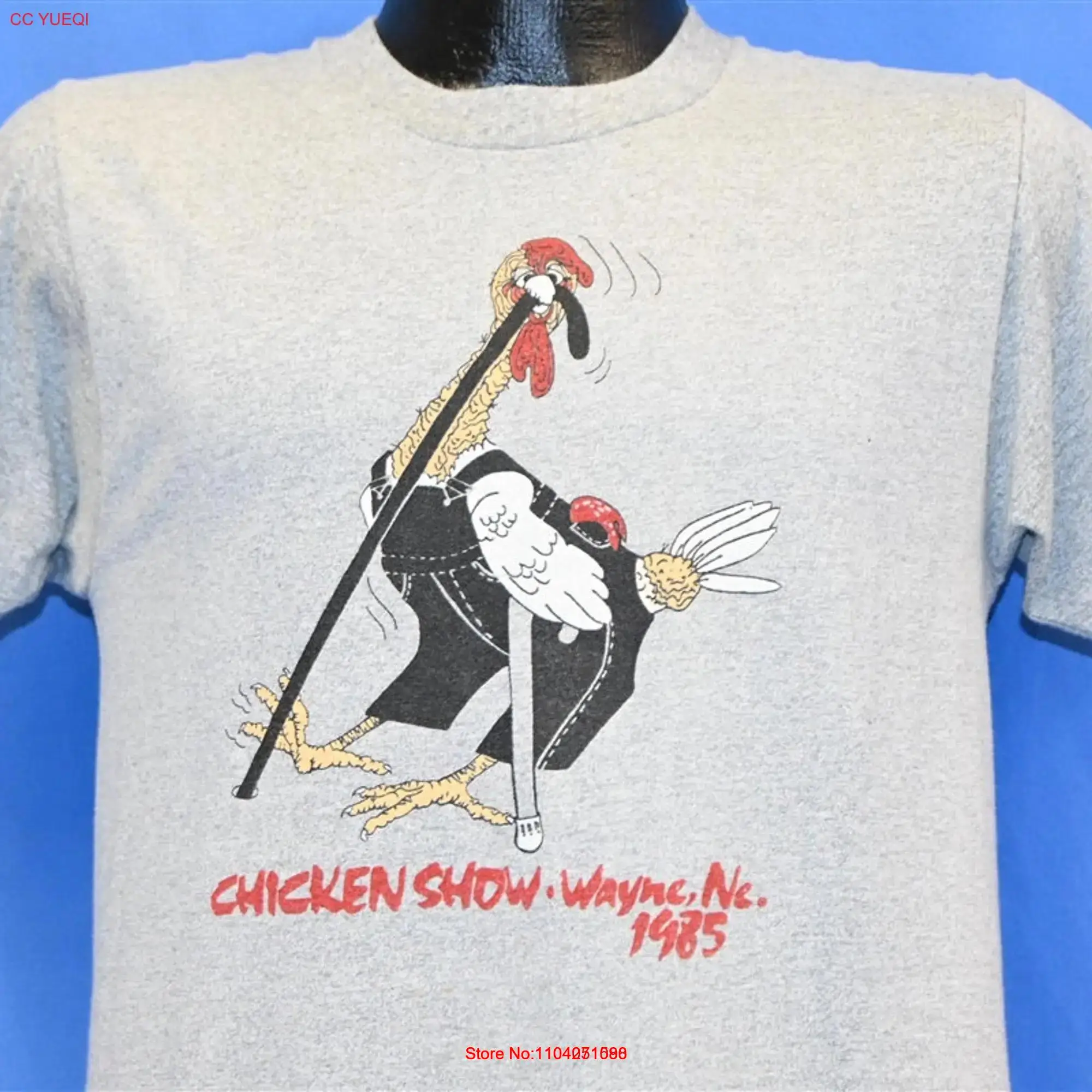 80s Chicken Show Wayne Nebraska 1985 Dairy Queen t shirt Medium long or short sleeves