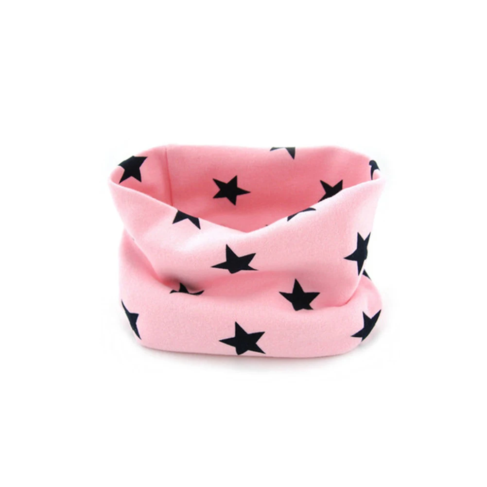 

Five Pointed Star Scarf Kids Children Boy Girl Winter Neck Warmer Soft Cotton Material Cartoon Print Stylish Fashion Warm Cozy