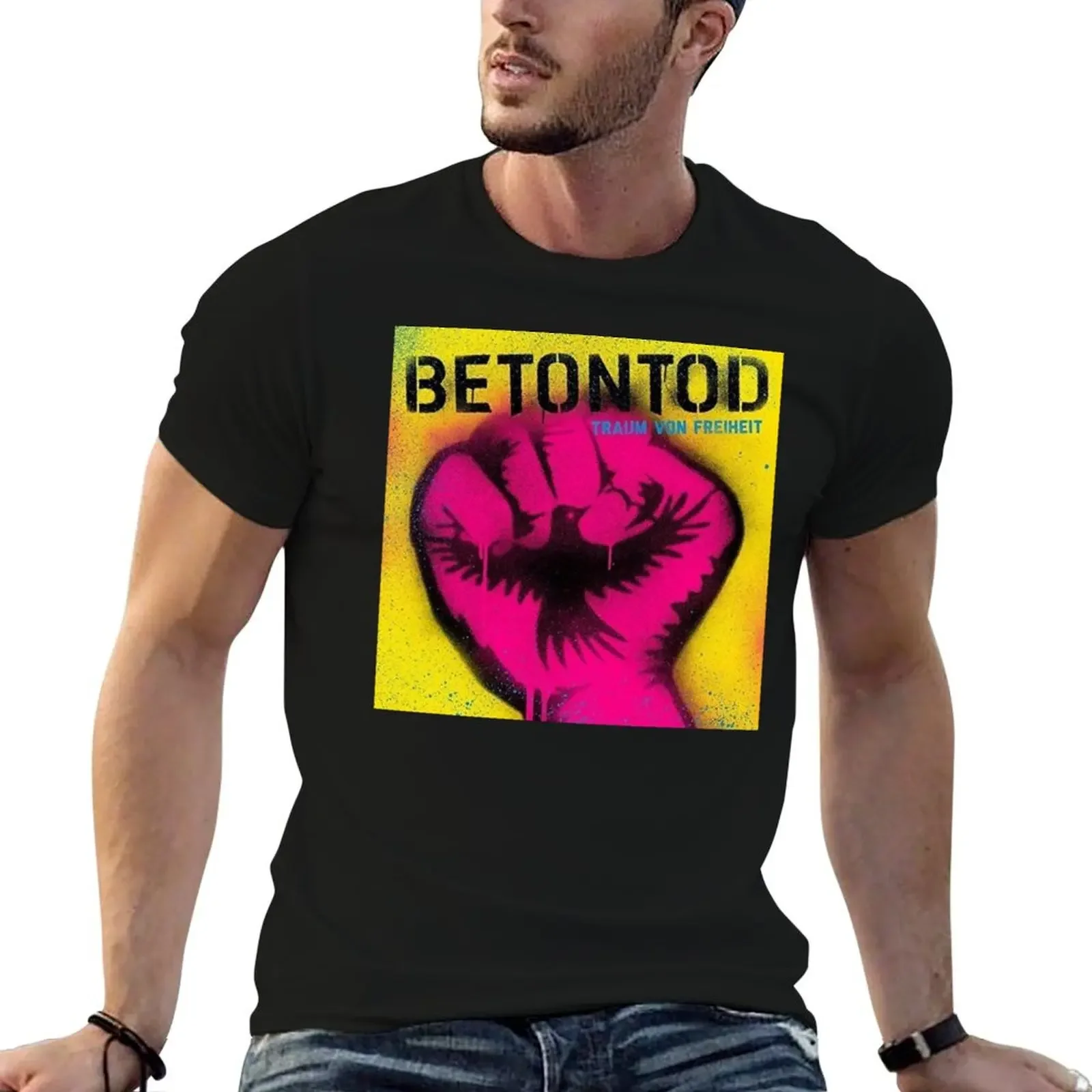 Betontod - Traum von Freiheit album 2015 T-Shirt graphics graphic shirts baggy shirts Men's t-shirt