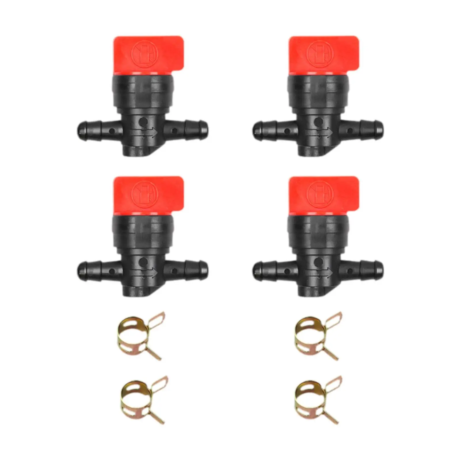Universal Fuel Shut Off Valve Kit Metal Plastic Petcock Tap for Small Engine Mower ATV Go Kart Snow Blower Repair