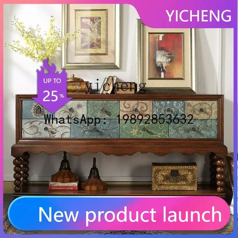 

solid wood dining side cabinet retro and old living room storage locker entrance