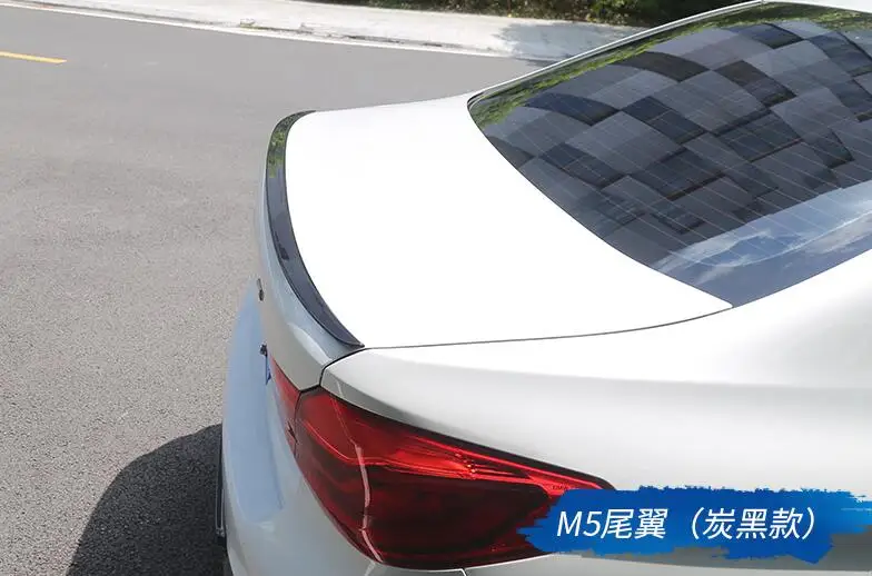 For BMW M5 G30 G38 Spoiler 2018-2020 528li 530li 540lig High Quality  ABS Material Car Rear Wing Primer Color Rear Spoiler