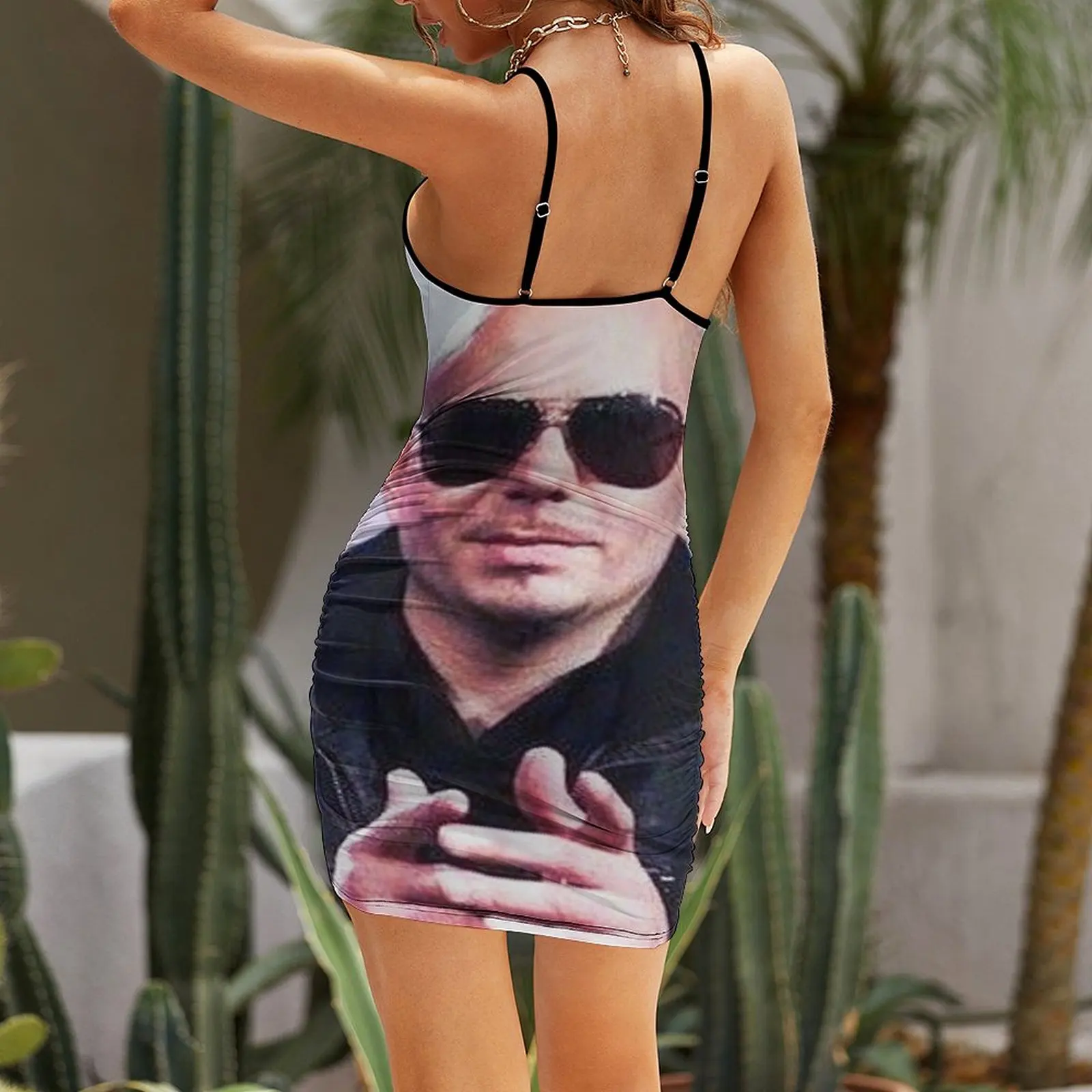 Pitbull Has Been Through It Too Mr.Worldwide Design Sling Dress Casual dresses Female clothing