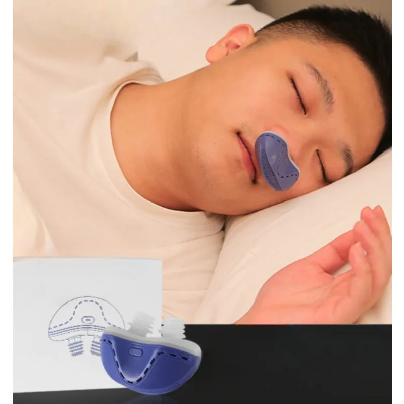 

Electric Anti Snore Device Anti-Snoring Stopper Anti Snore Nose Clip Sleep Aid Care Better Breath Aid Sleepping Ventilator