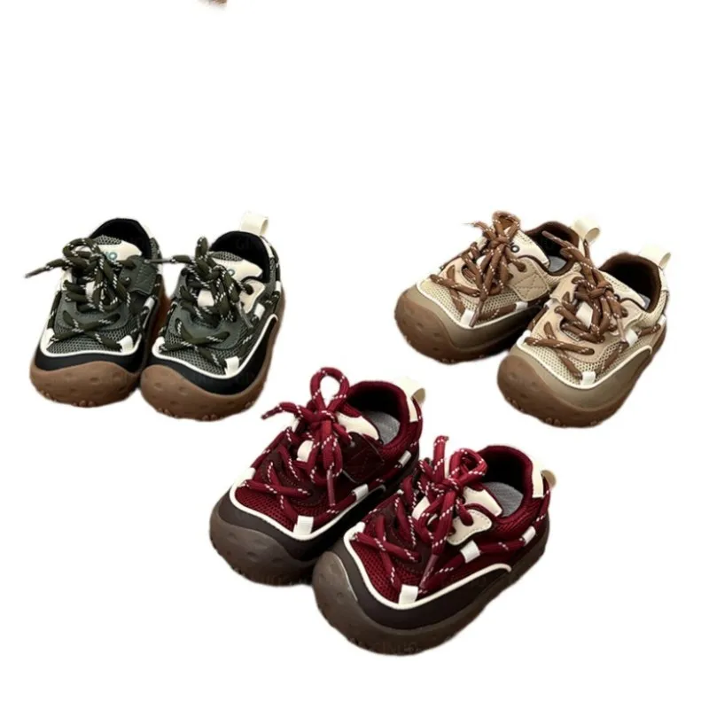 

2026 Spring Autumn New pu leather girls' sports shoes outdoor non slip casual shoes baby soft soled walking shoes Sizes 16-30