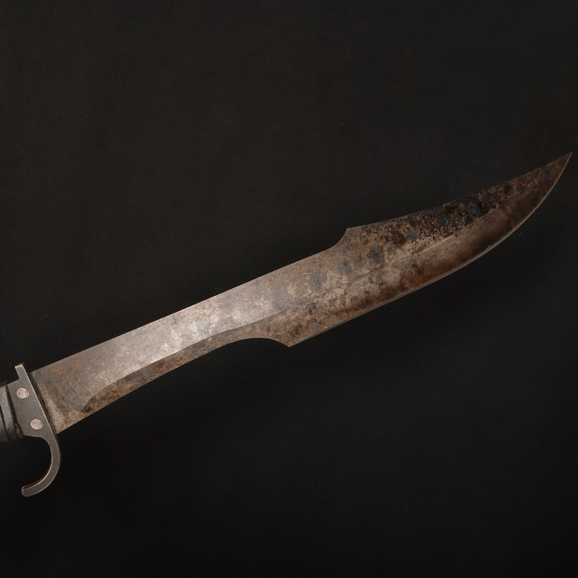 سيف سبارتاك مصنوع يدويًا مقاس 28 بوصة ومنجل حاد/كامل تانغ/فولاذ المنغنيز/تأثيري