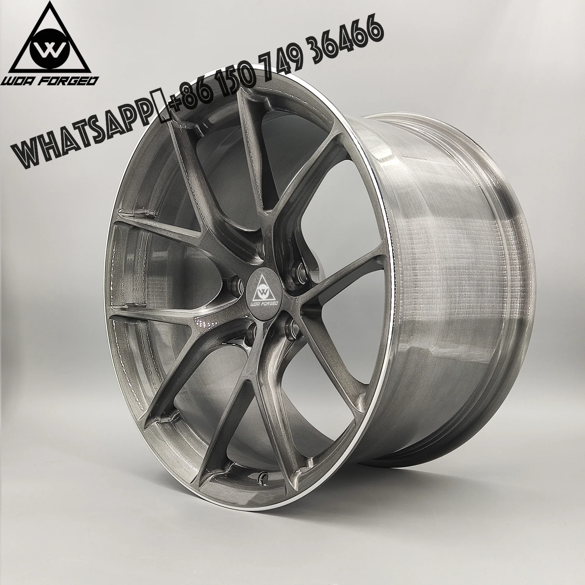 

Brushed Dark clear Custom High Performance 17 18 19 20 21 22 Inch Aluminum Alloy Monoblock Forged Passenger Car Wheels for P101