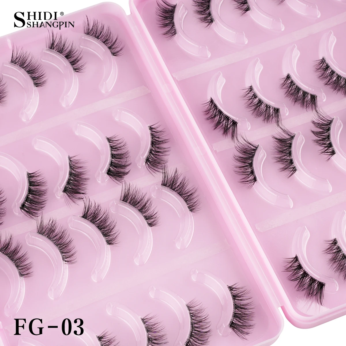 YSDO Nieuwe Halve Wimpers 20 Paar Zachte Natuurlijke Valse Wimpers Piekerige korte Stijl Lash Volume Pluizige 3D Nertsen Wimpers Cilios Make-up