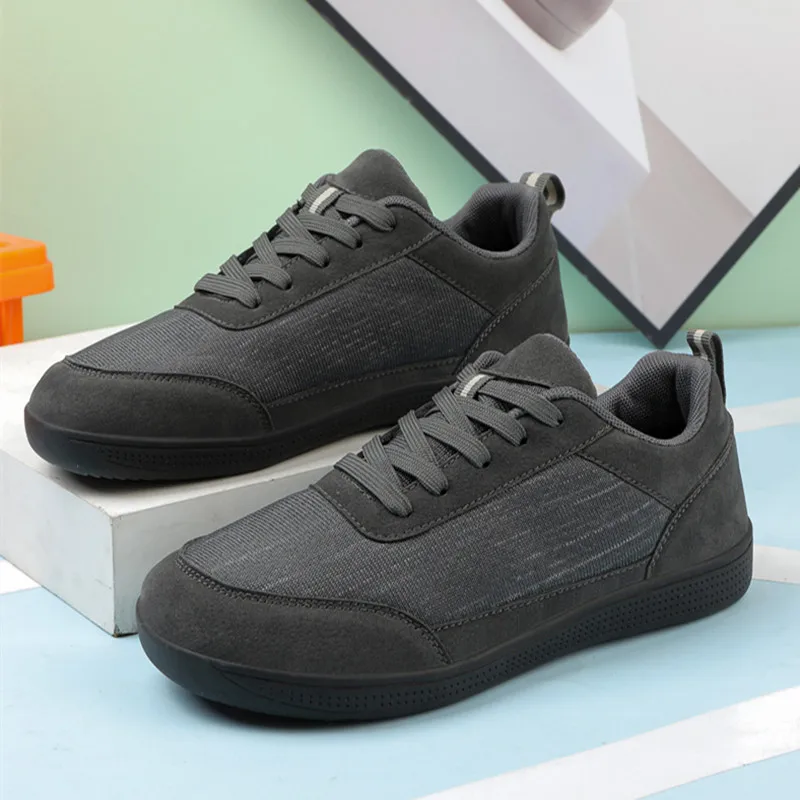 Zapatos descalzos minimalistas para hombre, zapatillas de deporte