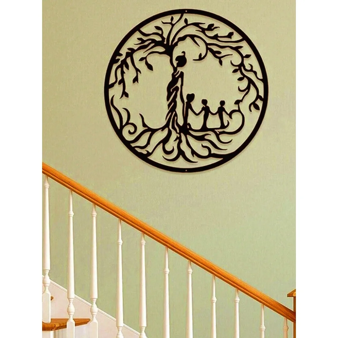 Tree of Life Boho Metal Wall Art, Handmade Iron Wall Hanging Home Decor & Gift