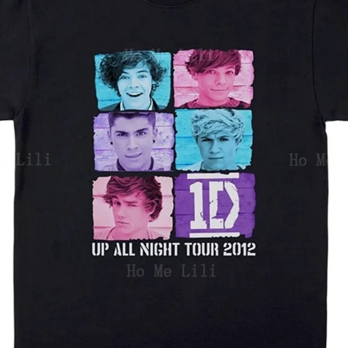 1d Top T-Shirt Band Fans Up All Night Tour Tee