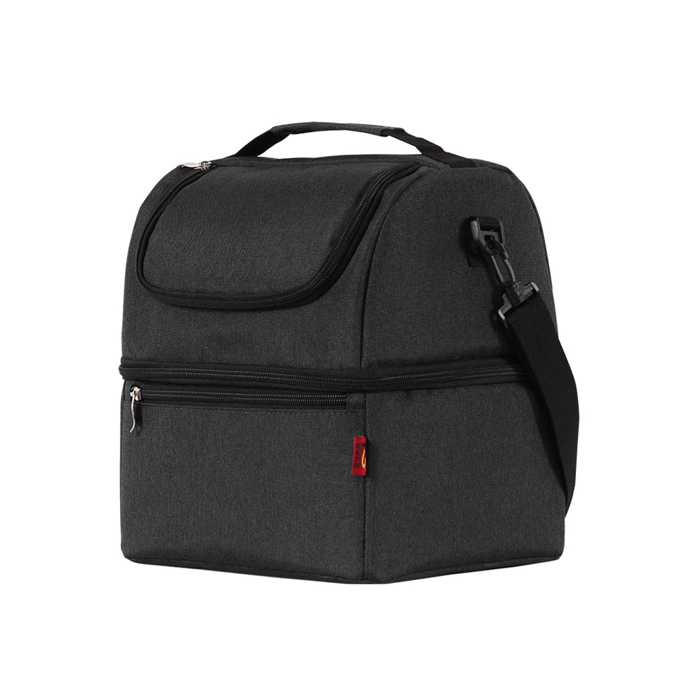 

Leakproof Insulated Lunch Cooler Bag Reusable Tote Box Food Safe Peva Lining 600D Polyester Strong Zippers Adjustable