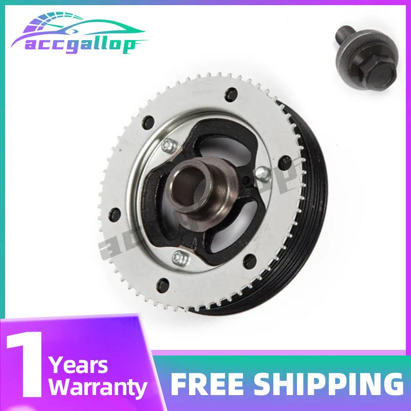 

Car Engine Crankshaft Pulley For Ford Ford Explorer 2013-2019 Escape Taurus Focus Fusion Mustang Lincoln MKZ 2.3T 2.0L EcoBoost