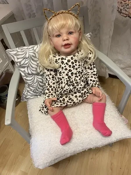 DLS Personalizowana, limitowana edycja 28-calowej lalki Reborn Katie Marie, wykonana przez ShanShan, gotowa lalka z różnymi ubrankami.