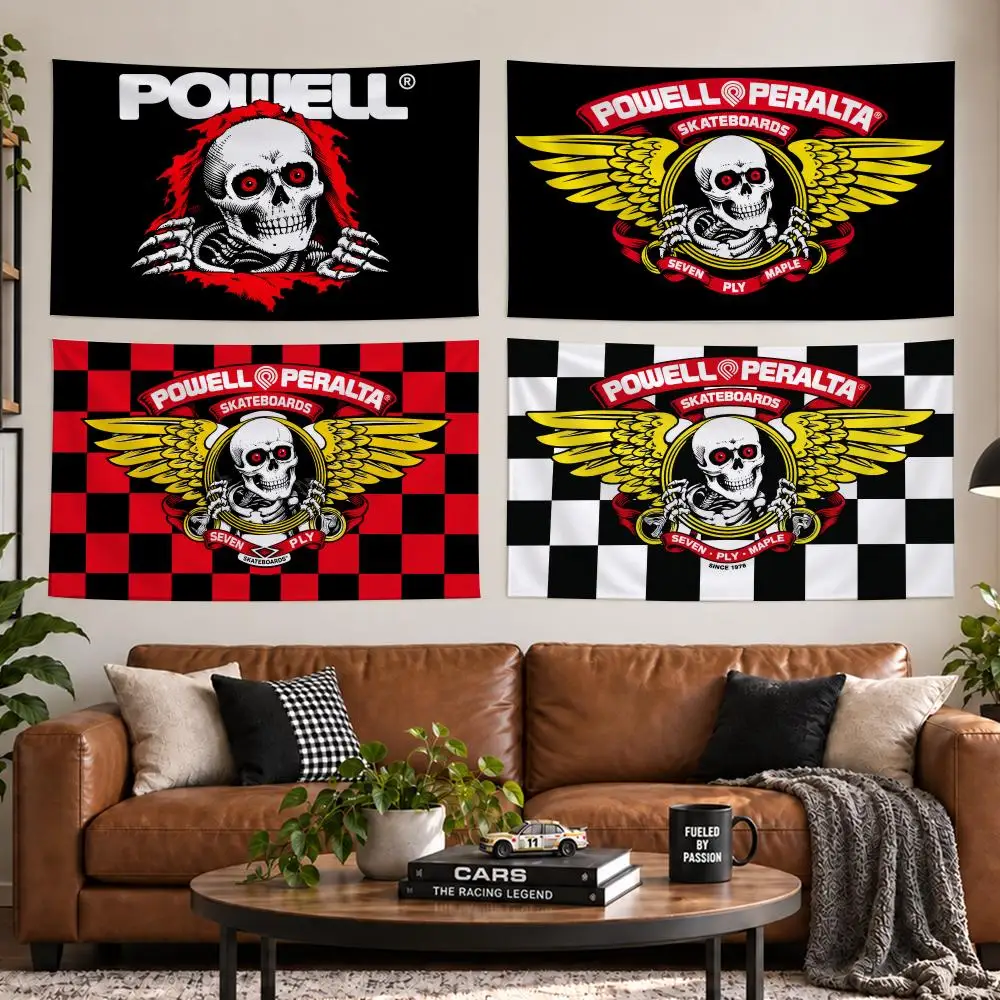 Tony Hawk Skulls Skateboards Tapestry Outdoor Parties Bedrooms Living Rooms Dorm Rooms Wall Decor Banners Gifts