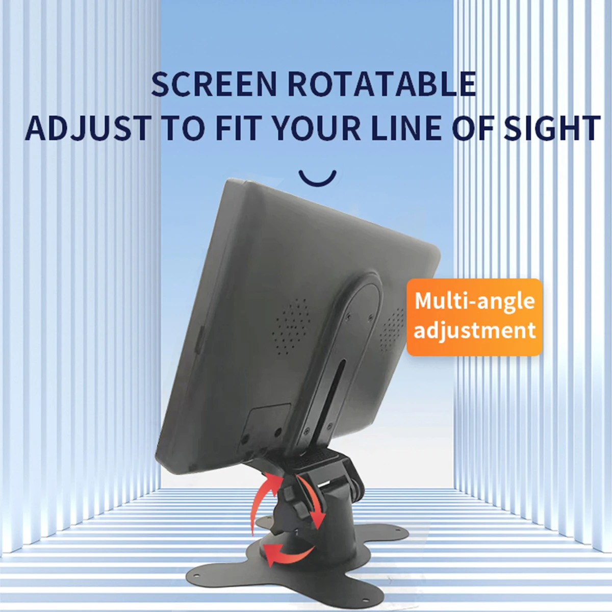 HD Rear View 7 Inch TFT LCD Monitor Car Monitor Screen Reverse Backup School Bus Truck Camera System for Heavy Duty