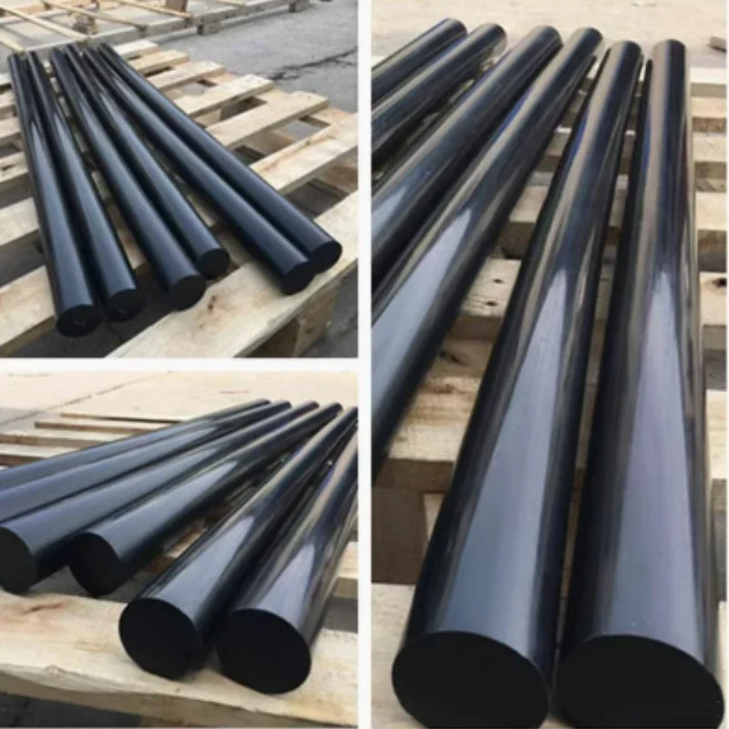 1-12 stuks Diameter 3/4/5/6/8/10/12/15/20/25/30/35/40mm Zwart PA6 Puur Nylon Staven Plastic Bar voor CNC Bewerking Lengte 500mm