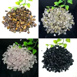 Natural Stones And Crystals Gravel Small Tumbled Stone Tank Decor Healing Energy Gemstone Home Aquarium Decoration