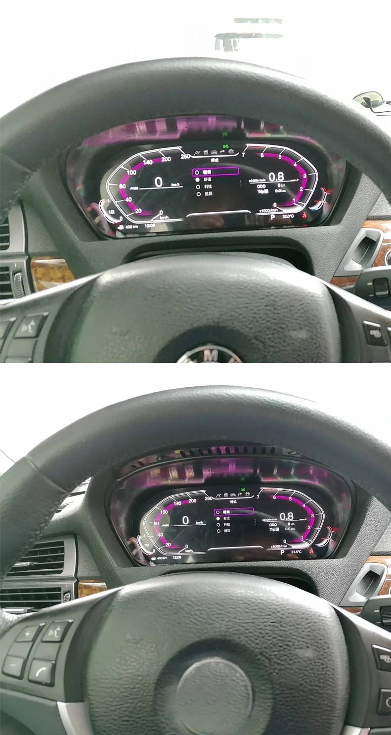 Digital Speed Cluster Meter Dashboard For X5 E70 X6 E71 Instrument Cockpit