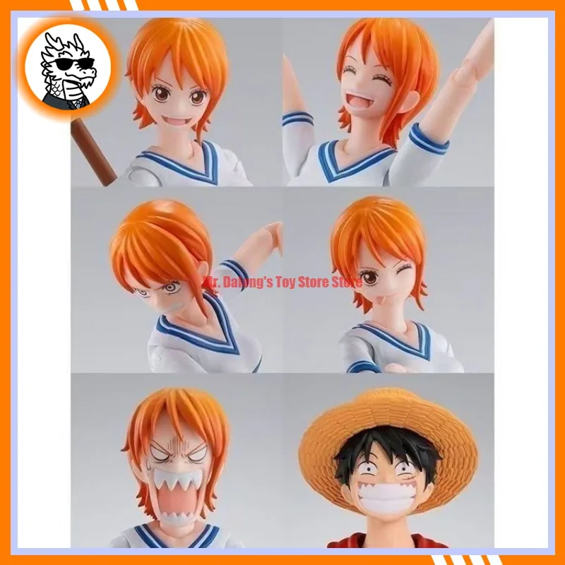 bandai-genuine-shf-one-piece-nami-monkeydluffy-romance-dawn-figurine-d'action-d'anime-modele-de-collection-jouet-ornement-cadeau-pour-enfants