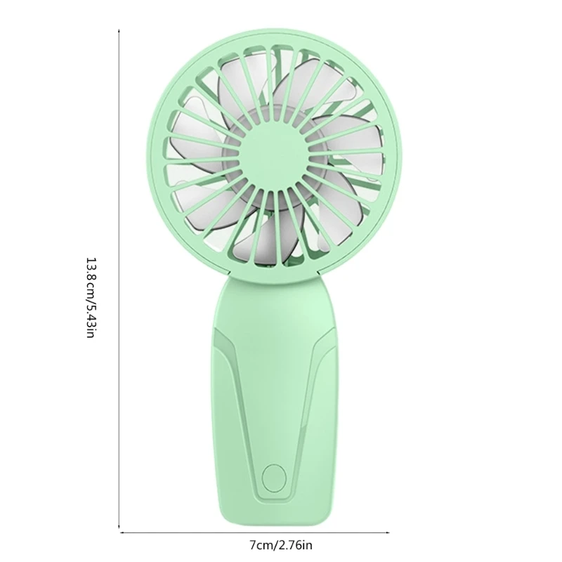 Портативный охлаждающий вентилятор Перезаряжаемый через USB портативный вентилятор с батарейным питанием 3 скорости