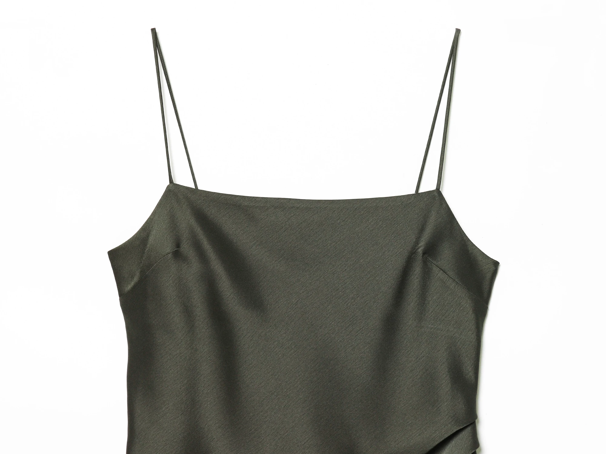 KONDALA Sexy Satin Suspender Dress Women Lace Hem Trendy Mini Dress 2026 Spring Summer Fashion Holiday Lady Cocktail Party Dress