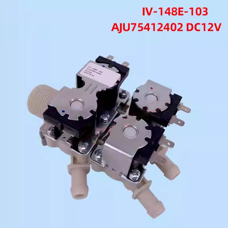 1PC Novo para Máquinas de Lavar Roupa LG com Tambor, Válvula Solenoide de Quatro Vias para Entrada de Água DC12V AJU75412402