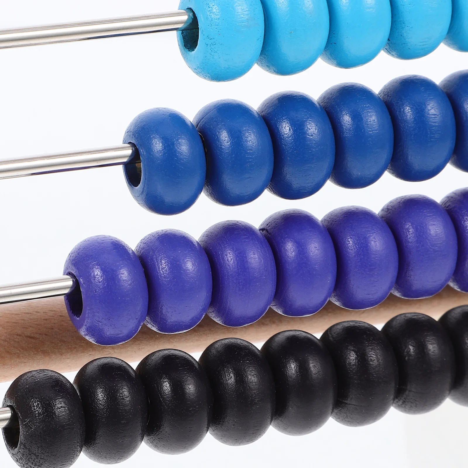 1Set Kinder Mathematik Lernen Abacus Holz Berechnung Werkzeug für Zahlenerkennung Farbe Kognitive Lernspiel Vintage Stil