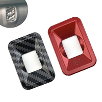 Car Headlight Switch Frame Cover Carbon Fiber Switch Frame Trim Automotive Interior Accessories Sticker for MG6 HS 2020