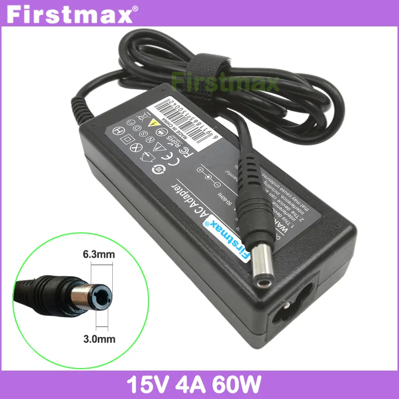 

15V 3A 4A 60W PA2301U-1ACA PA2438U AC Adapter laptop charger for Toshiba Portege A600 A601 A602 A605 R100 R150