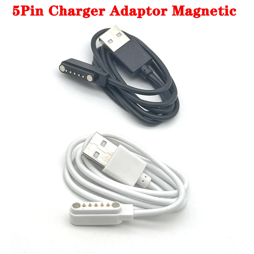 

Universal 5Pin 12mm 2.54mm 4Pin Dock Charger Adaptor Magnetic Charge Cable USB Charging Line Cord for Smart Watches Power Wire
