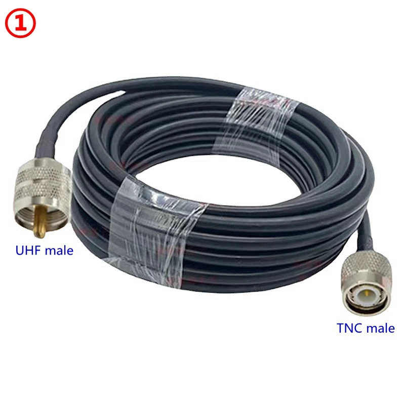 SO239 PL259 UHF To TNC Male Female Crimp for RG58 Cable Extension Connector TNC To UHF Crimp for RG58 Fast Delivery Brass RF