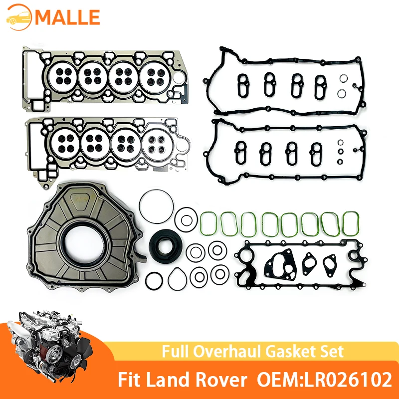 

Old Engine Full Gasket Kit For Land Rover Range Rover Discovery 5.0L Cylinder Head Gasket Set Car Accessories Parts LR026102