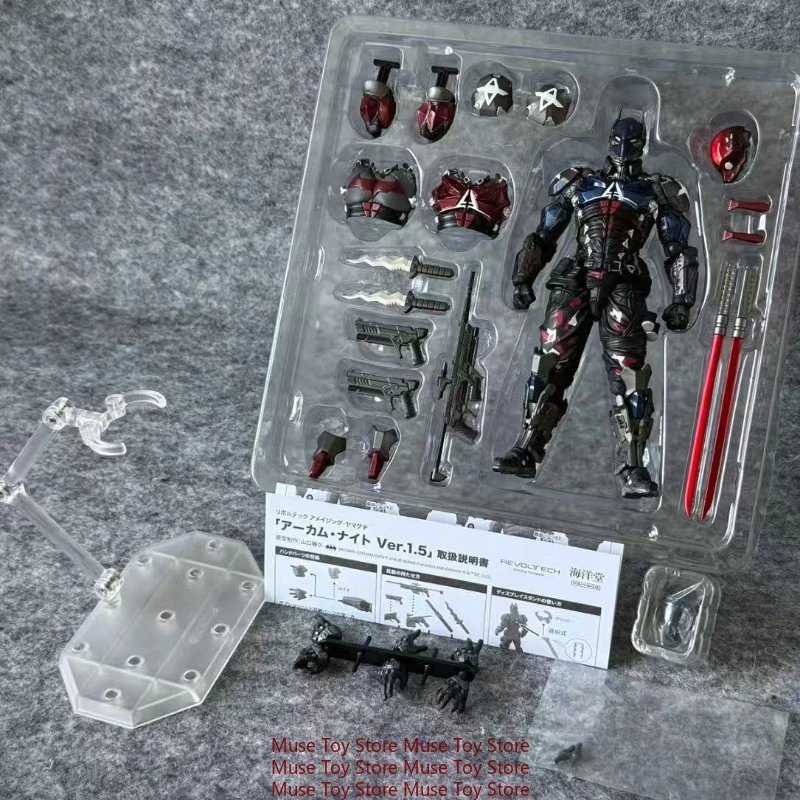 В наличии KAIYODO Amazing Yamaguchi Revoltech Batman Arkham Knight Version 1,5, экшн-фигурка, игрушечная модель, подарок